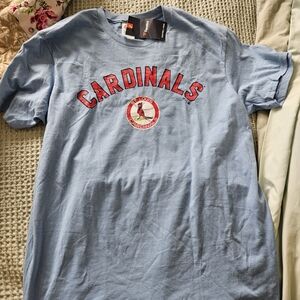 Fanatics Blue Cardinals Tee with Red Accents